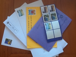 Letters and stamps